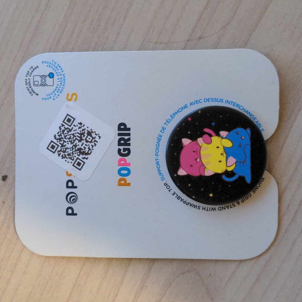 Cat pop socket